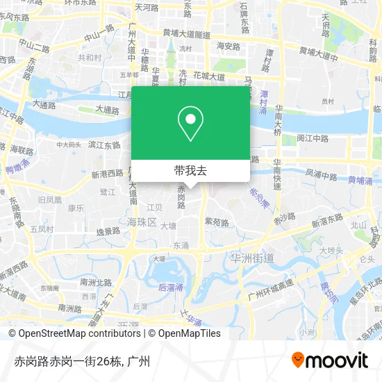 赤岗路赤岗一街26栋地图