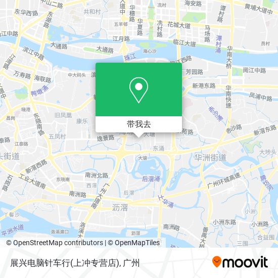 展兴电脑针车行(上冲专营店)地图