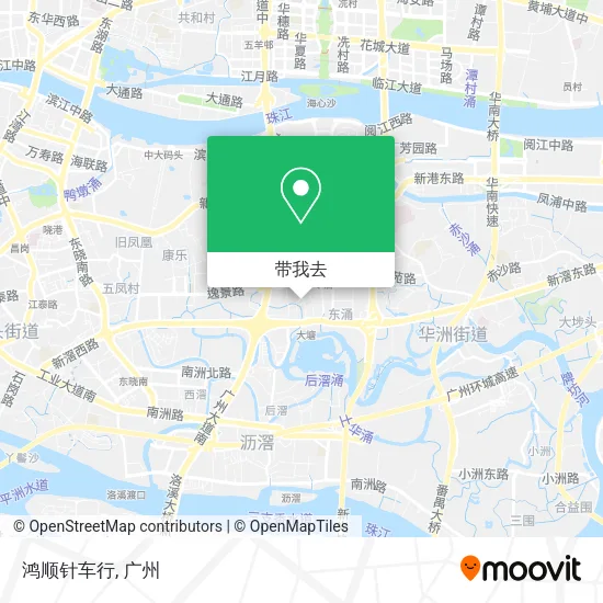 鸿顺针车行地图