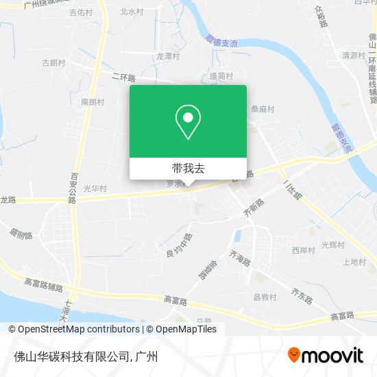 佛山华碳科技有限公司地图