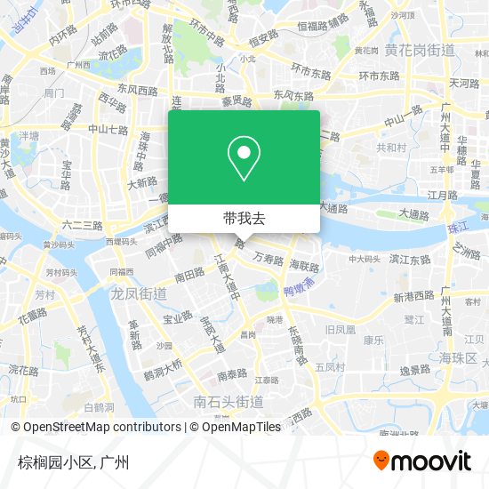 棕榈园小区地图