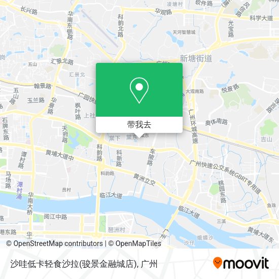 沙哇低卡轻食沙拉(骏景金融城店)地图