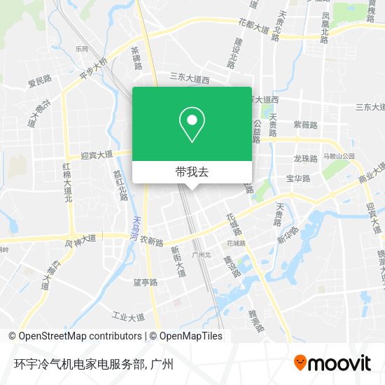 环宇冷气机电家电服务部地图