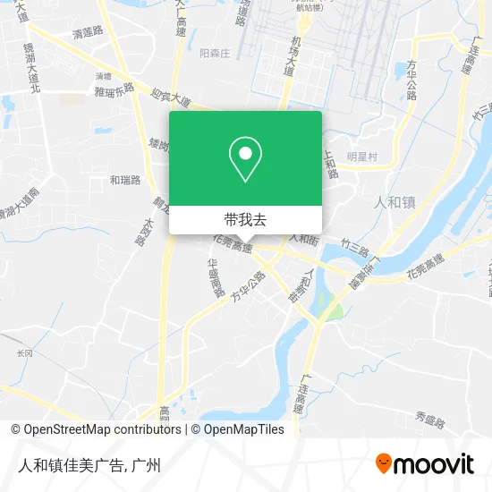 人和镇佳美广告地图