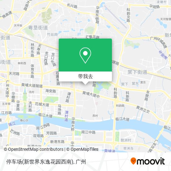 停车场(新世界东逸花园西南)地图