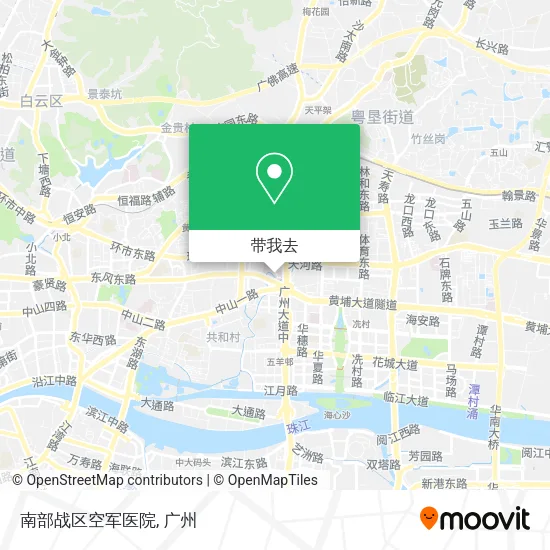 南部战区空军医院地图