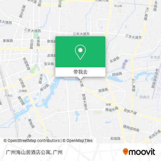 广州海山居酒店公寓地图
