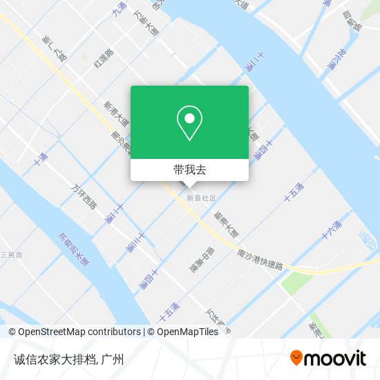 诚信农家大排档地图