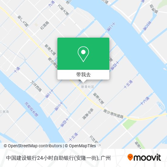 中国建设银行24小时自助银行(安隆一街)地图