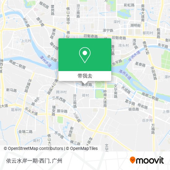 依云水岸一期-西门地图