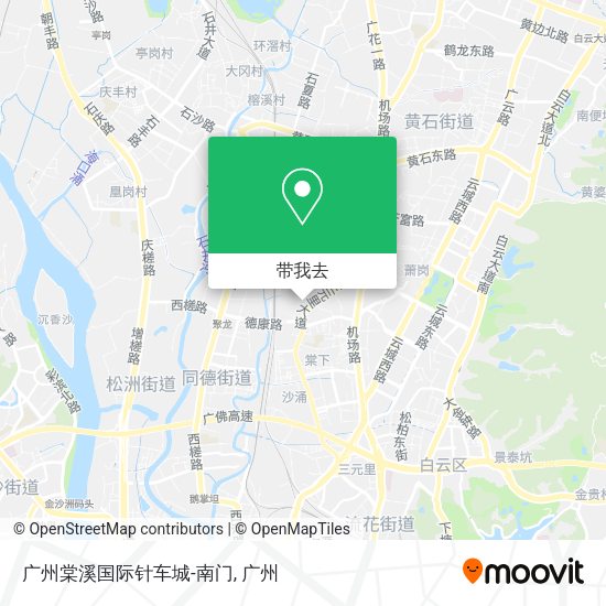 广州棠溪国际针车城-南门地图