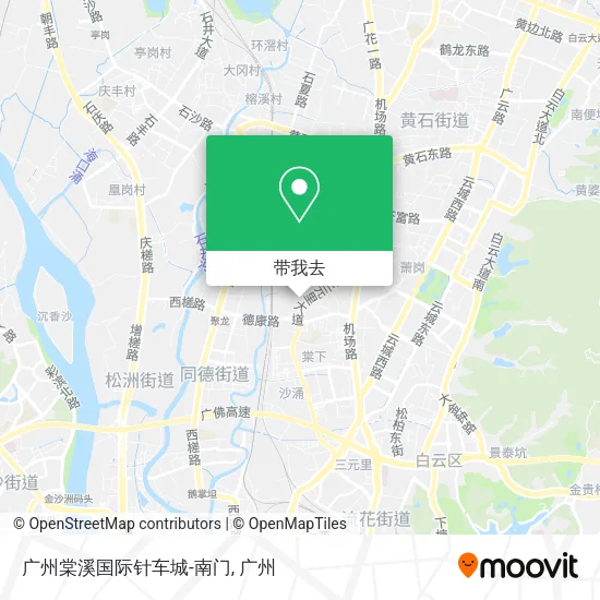 广州棠溪国际针车城-南门地图