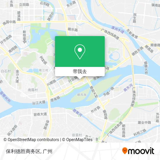 保利德胜商务区地图