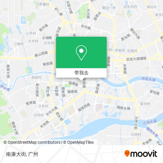 南康大街地图