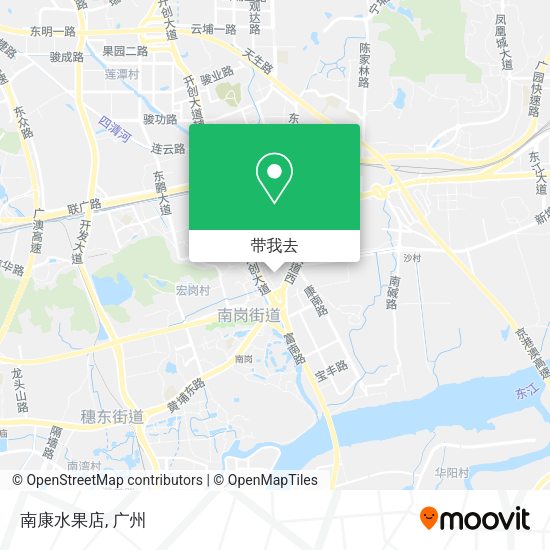 南康水果店地图