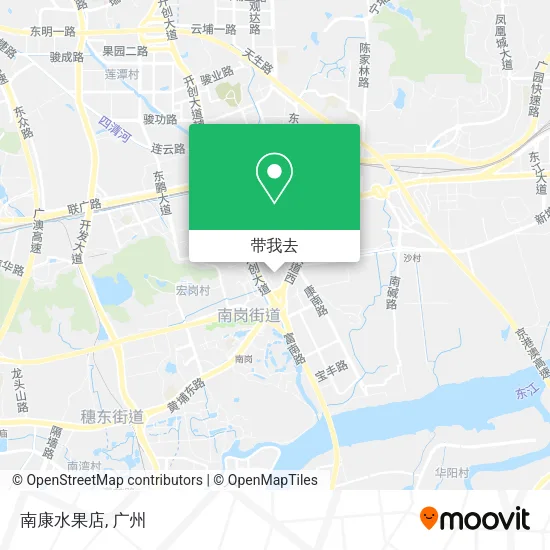 南康水果店地图
