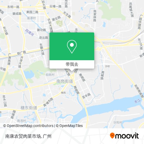 南康农贸肉菜市场地图