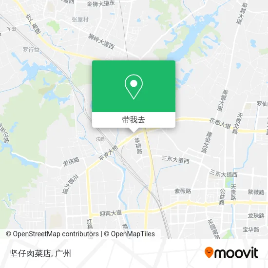 坚仔肉菜店地图