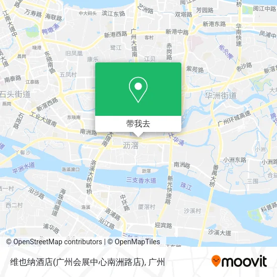 维也纳酒店(广州会展中心南洲路店)地图