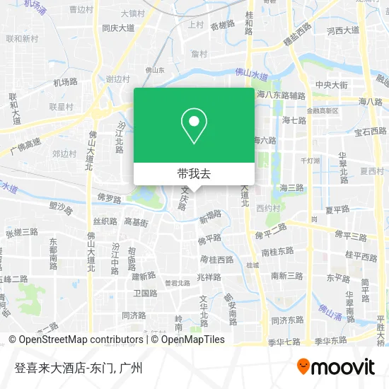 登喜来大酒店-东门地图