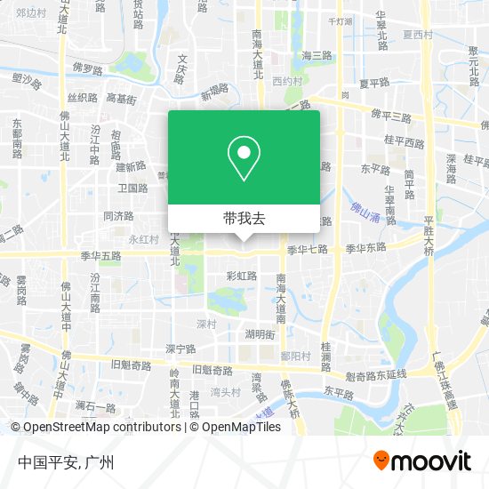 中国平安地图