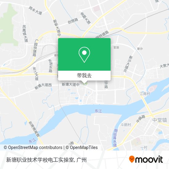新塘职业技术学校电工实操室地图