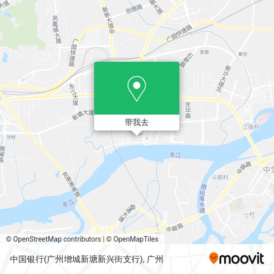 中国银行(广州增城新塘新兴街支行)地图
