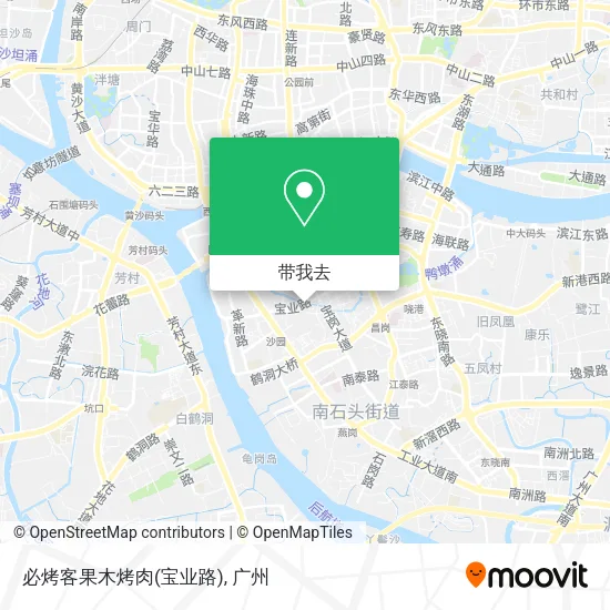 必烤客果木烤肉(宝业路)地图