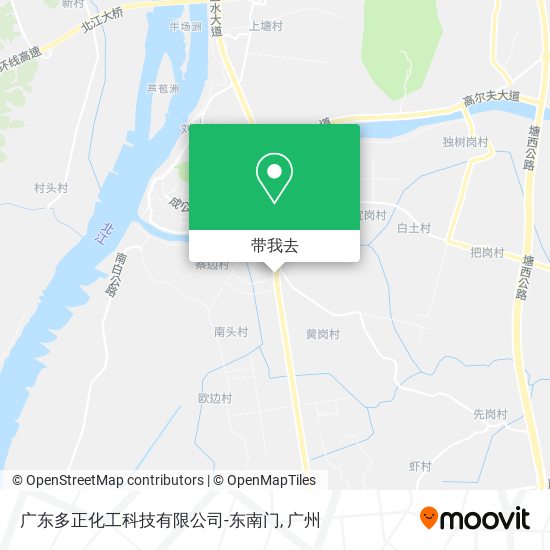 广东多正化工科技有限公司-东南门地图