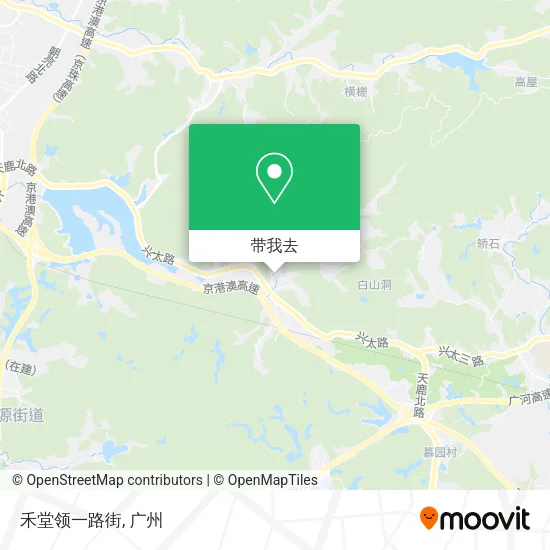 禾堂领一路街地图