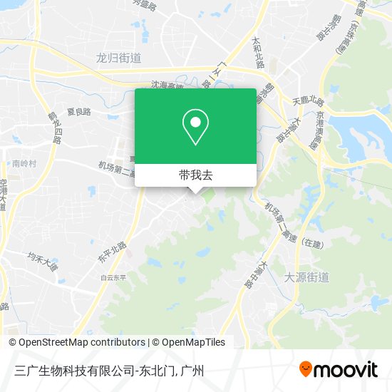 三广生物科技有限公司-东北门地图