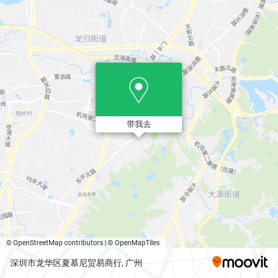 深圳市龙华区夏慕尼贸易商行地图