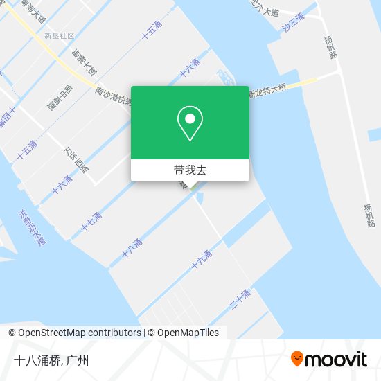十八涌桥地图