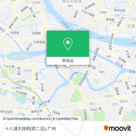十八涌大排档(西二店)地图