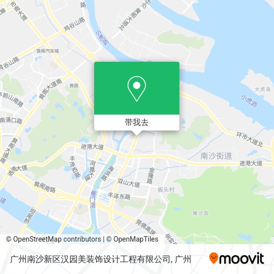 广州南沙新区汉园美装饰设计工程有限公司地图
