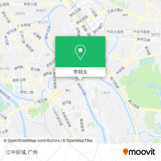 江中区域地图