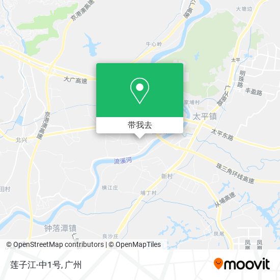 莲子江-中1号地图