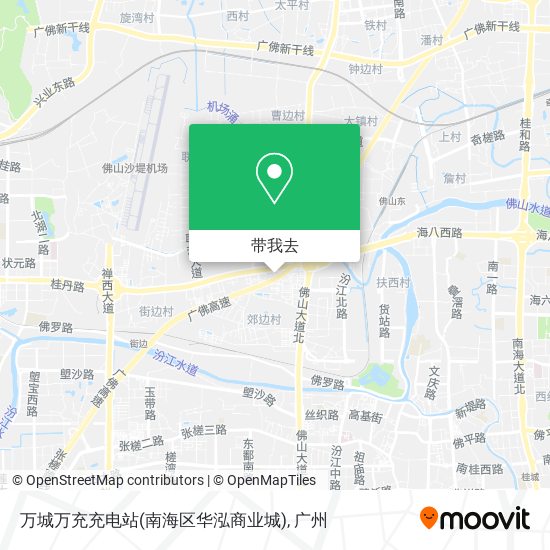 万城万充充电站(南海区华泓商业城)地图