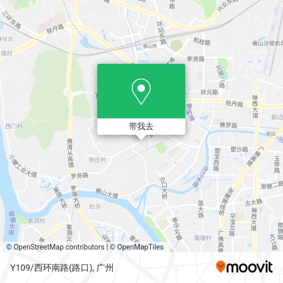Y109/西环南路(路口)地图