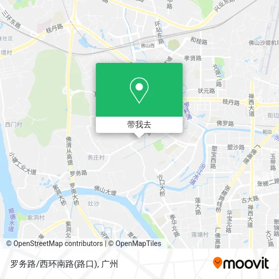 罗务路/西环南路(路口)地图