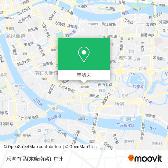 乐淘有品(东晓南路)地图