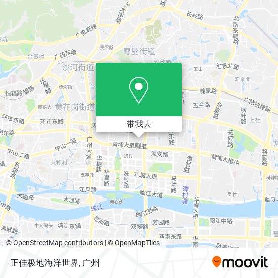 正佳极地海洋世界地图