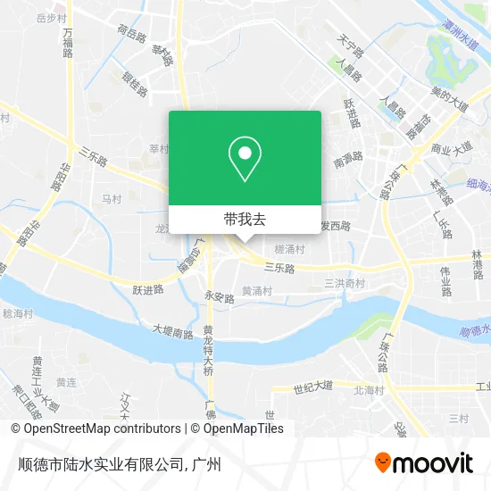 顺德市陆水实业有限公司地图
