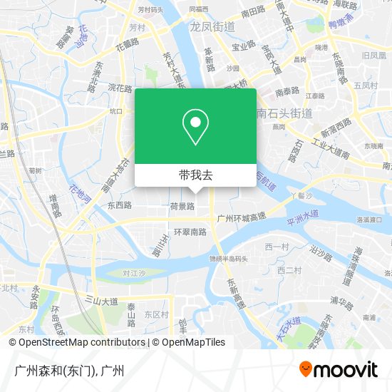 广州森和(东门)地图