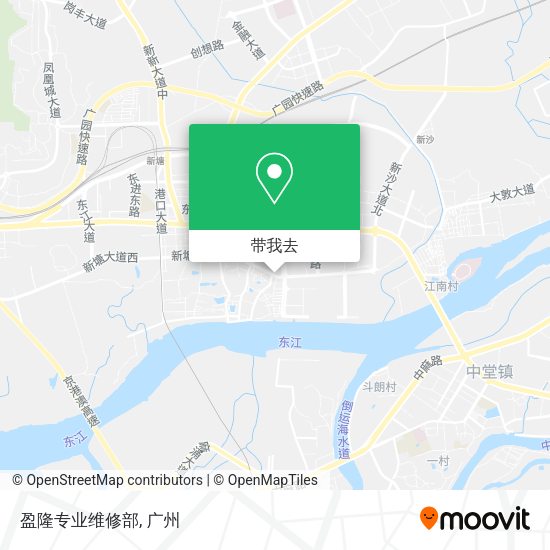 盈隆专业维修部地图