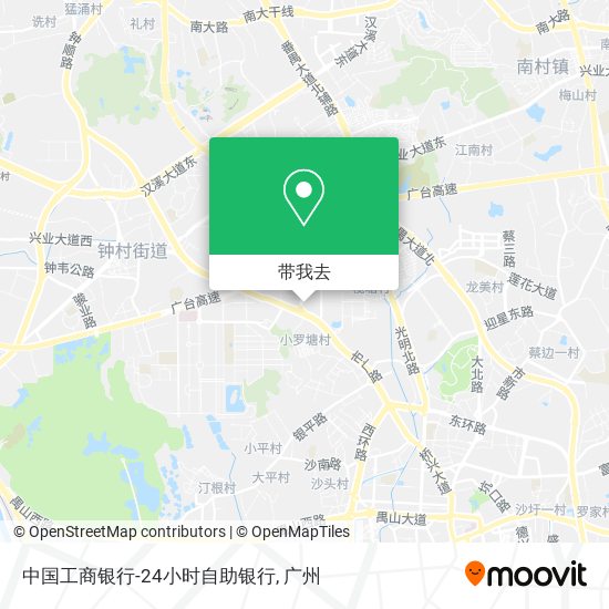 中国工商银行-24小时自助银行地图