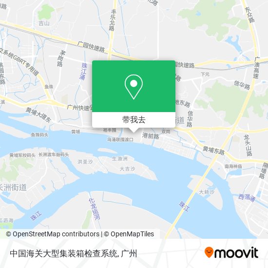 中国海关大型集装箱检查系统地图