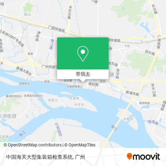 中国海关大型集装箱检查系统地图