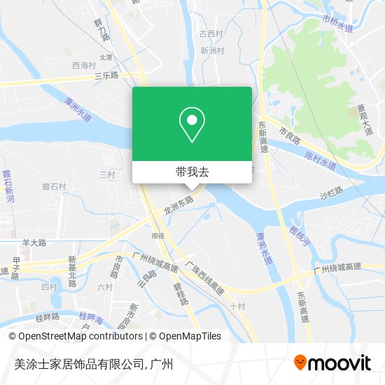 美涂士家居饰品有限公司地图