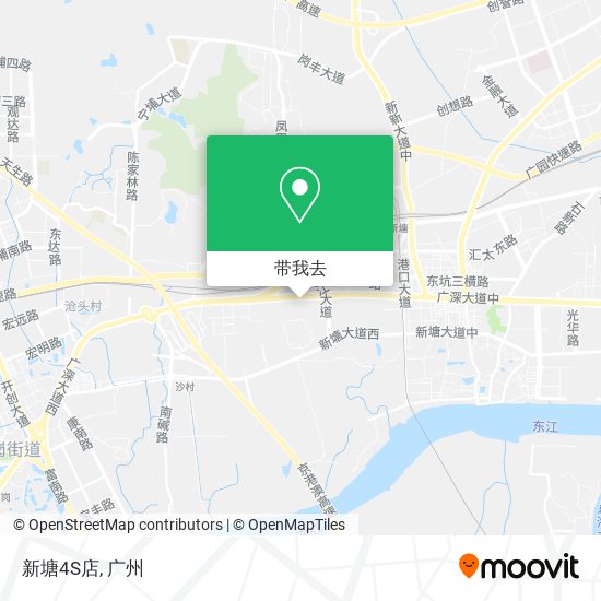 新塘4S店地图